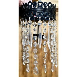 Crystal Wall Sconce Chandelier Style Candle Holder